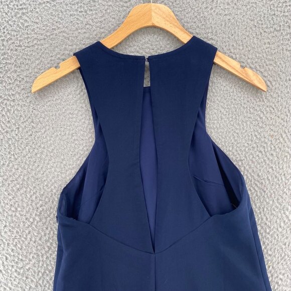 Tobi Dress Women Small Navy Shift Sleeveless Mini Stretch Party Event Minimalist - Picture 4 of 10